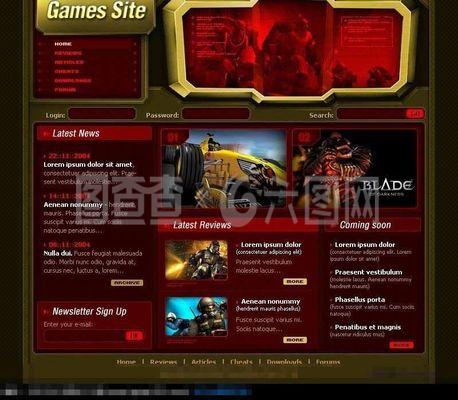 網(wǎng)絡游戲公司網(wǎng)站設計模板與軟件解決方案